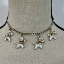 Load image into Gallery viewer, Vintage Poodle Charm Necklace Choker