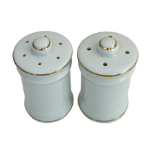 Load image into Gallery viewer, Vintage Disney Mickey Mouse Gold Rim Salt & Pepper Shakers