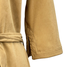 Load image into Gallery viewer, Vintage Faux Suede Camel Shirt Dress Size 8P