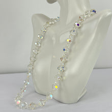 Load image into Gallery viewer, Vintage 50s Aurora Borealis Beaded Necklace with Extension