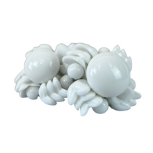 Load image into Gallery viewer, Mid Century Milk Glass Screw Back Earrings Made in Japan