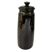 Load image into Gallery viewer, 60s Madeira Brown and Green Floral Carafe Pitcher Coffee Serving Set