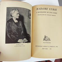 Load image into Gallery viewer, Madame Curie a Biography by Eve Curie
