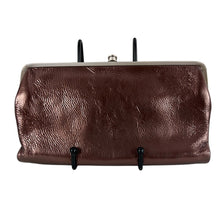 Load image into Gallery viewer, HOBO Metallic Bronze Leather Purse &amp; Wallet Set
