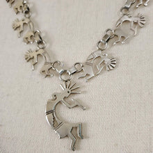 Load image into Gallery viewer, Sterling Silver Kokopelli Necklace &amp; Earrings Set
