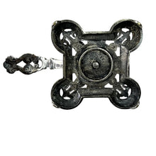 Load image into Gallery viewer, Ornate Silver Candlestick Holder with Handle
