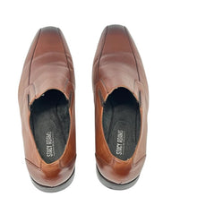 Load image into Gallery viewer, Stacy Adams Brown Almond Toe Slip-On Loafers Size 11W
