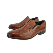 Load image into Gallery viewer, Stacy Adams Brown Almond Toe Slip-On Loafers Size 11W
