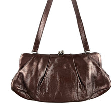 Load image into Gallery viewer, HOBO Metallic Bronze Leather Purse &amp; Wallet Set
