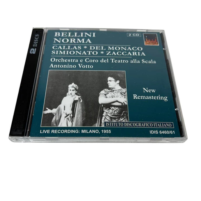 Bellini Norma Callas, del Monaco (2 cd set)