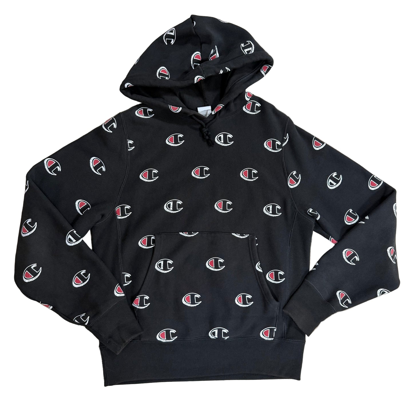 Champion Reverse Weave All-Over Print Hoodie Small
