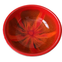 Load image into Gallery viewer, Mid Century California Pottery Glazed Dipping Bowl Orange Glazed
