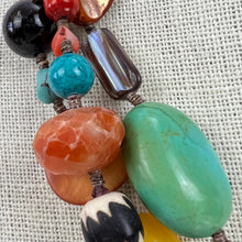 Load image into Gallery viewer, Around the World Multi Strand Beaded Necklace
