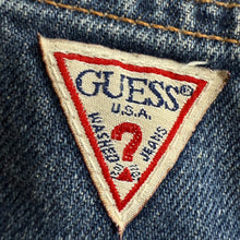 Load image into Gallery viewer, 90s Guess Jeans USA American Tradition Classic Fit Narrow Leg Denim 100 Cotton Size 28
