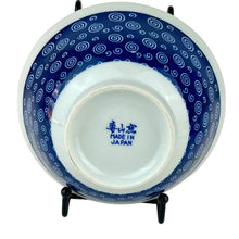 Load image into Gallery viewer, Blue China Nice Cat Rice Bowls Made in Japan Set of 2

