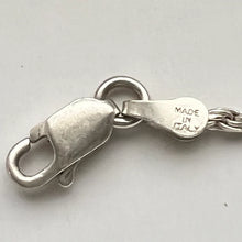 Load image into Gallery viewer, 925 Sterling Silver Wheat Chain Necklace 24&quot; Italy
