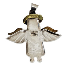 Load image into Gallery viewer, Vintage Angel Pendant  Stamped 925 Silver Taxco Mexico
