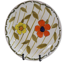 Load image into Gallery viewer, Floral Handpainted Oil Dipping Bowl Made in Italy
