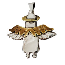 Load image into Gallery viewer, Vintage Angel Pendant  Stamped 925 Silver Taxco Mexico
