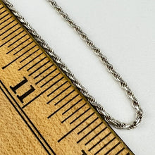 Load image into Gallery viewer, 925 Sterling Silver Wheat Chain Necklace 24&quot; Italy
