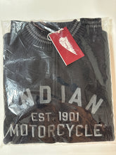 Load image into Gallery viewer, Indian Motorcycle Black Embroidered Logo Knit Sweater 100% Cotton
