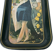 Load image into Gallery viewer, Vintage Coca-Cola Serving Tray Woman Drinking Coke
