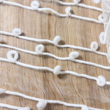 Load image into Gallery viewer, 90s Artisan Handmade White Silk Organza Nuno Felted Textured Shawl Wrap
