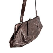Load image into Gallery viewer, HOBO Metallic Bronze Leather Purse &amp; Wallet Set
