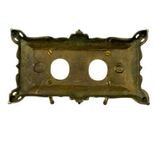 Load image into Gallery viewer, Antique Dogs Hunting Stag Elk Bradley And Hubbard Double Inkwell
