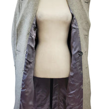 Load image into Gallery viewer, Vintage Double Breasted Wool Coat Belted - Size Medium
