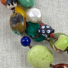 Load image into Gallery viewer, Around the World Multi Strand Beaded Necklace
