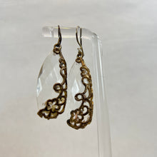 Load image into Gallery viewer, Elegant Faceted Teardrop Dangle Earrings 1.5&quot;
