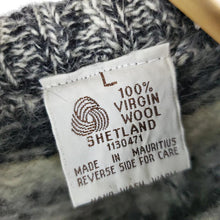 Load image into Gallery viewer, Vintage Fair Isle Virgin Wool Pullover Sweater Size Large
