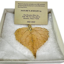 Load image into Gallery viewer, 24K Gold Leaf Pendant 
