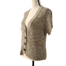 Load image into Gallery viewer, 90s V-Neck Short Sleeve Knit Top Blouse Size Small
