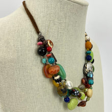 Load image into Gallery viewer, Around the World Multi Strand Beaded Necklace
