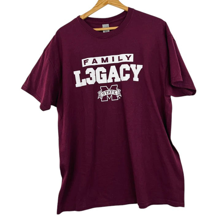 Mississippi State University Family Legacy Cotton Tee Shirt Size XL