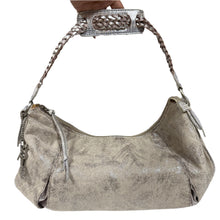 Load image into Gallery viewer, Rampage Y2K Silver Shoulder Bag w Logo Charms
