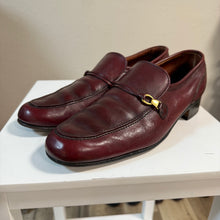 Load image into Gallery viewer, Vintage Johnston &amp; Murphy 80s Leather Loafers Size 10.5D
