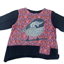 Load image into Gallery viewer, Y2K Oversized Graphic Bird Print Cotton Shirt Size Medium
