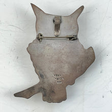 Load image into Gallery viewer, Sterling Silver 925 Owl Brooch

