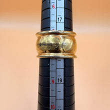 Load image into Gallery viewer, Vintage 14KT GE Cabochon Band Ring Size 7.5-8
