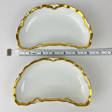 Load image into Gallery viewer, Haviland Ranson Crescent Plates Gold
