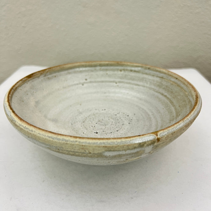 Small Shallow Studio Pottery Bowl Signed 