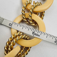 Load image into Gallery viewer, 80s Gold Tone Chain Link Belt Size Small
