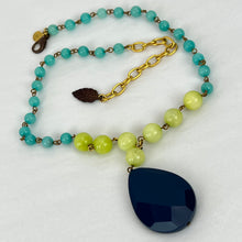 Load image into Gallery viewer, David Aubrey Semi-precious Stone Beaded Necklace 

