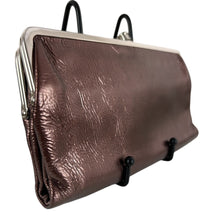 Load image into Gallery viewer, HOBO Metallic Bronze Leather Purse &amp; Wallet Set
