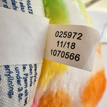 Load image into Gallery viewer, 2018 White Build A Bear BAB 16&quot; Rainbow Hearts White Stuffed Plush Animal
