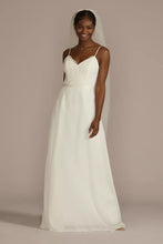 Load image into Gallery viewer, Lace Bodice A-line Wedding Dress Size 10
