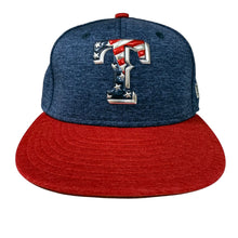 Load image into Gallery viewer, New Era Rangers Stars &amp; Stripes Independence Day Fitted Hat Size 7 1/4 MLB
